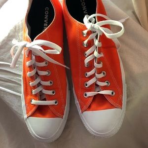 Bright Orange Converse Chucks